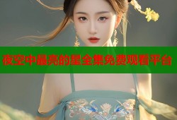 夜空中最亮的星全集免费观看平台