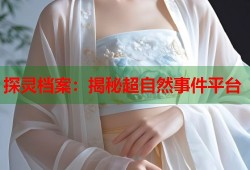 探灵档案：揭秘超自然事件平台