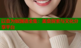 以食为奴国语全集：美食探索与文化分享平台