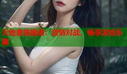 天地豪情国语：激情对战，畅享游戏乐趣