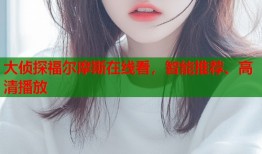 大侦探福尔摩斯在线看，智能推荐、高清播放