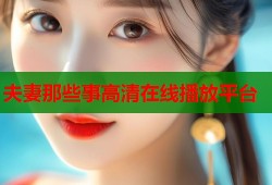 夫妻那些事高清在线播放平台