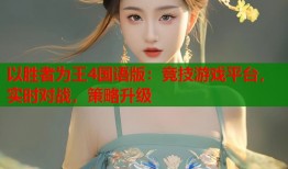 以胜者为王4国语版：竞技游戏平台，实时对战，策略升级