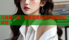斗鱼第一部：畅享直播互动与精彩游戏体验